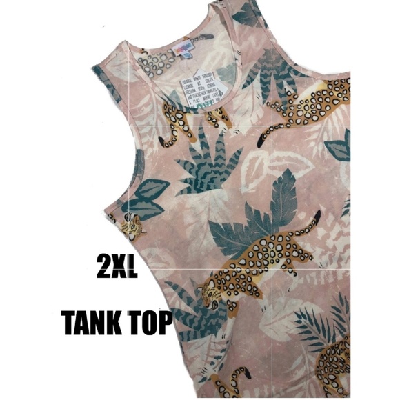 LuLaRoe Tops - Lularoe 2XL (22-24) Panther Tank Top NWT